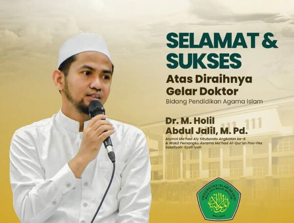 Alhamdulillah, Lora Holil Dapat Gelar Doktor