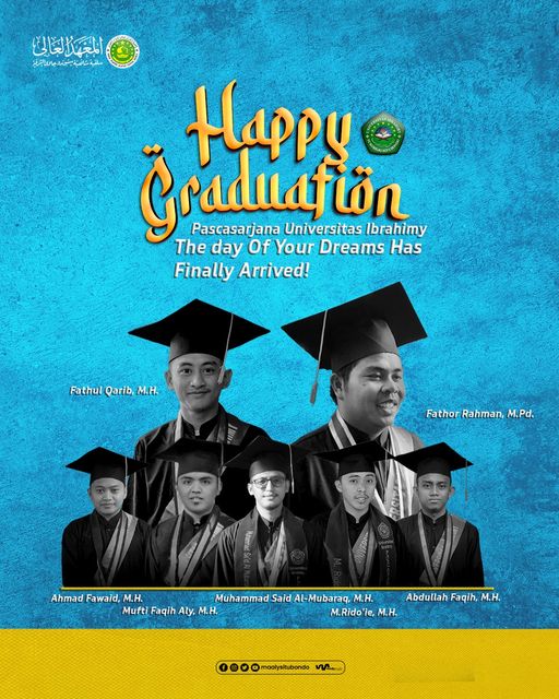 Selamat & Sukses kepada Wisudawan Pascasarjana